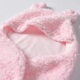 thumbnail image 4 of Newborn Baby Winter Fleece Warm Sleeping Bag Cotton Pure Color Swaddle, 4 of 6