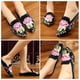 thumbnail image 5 of 1 par de pantuflas étnicas bordadas para mujer (talla 38), 5 of 6