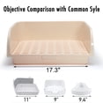 thumbnail image 3 of Caja de arena para conejos CALPALMY XL con 10 Almohadillas adicionales, 3 of 6