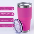thumbnail image 4 of Vasos de Acero Inoxidable NORDAY Termo Tumbler Vaso Térmico 30oz - 900ml Tapa rosa 30oz - 900ml, 4 of 5