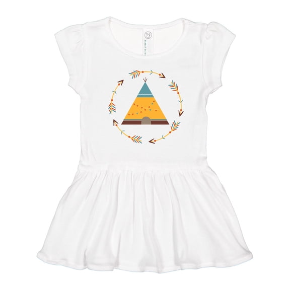 Inktastic Tribal Arrow Native Teepee Girls Toddler Dress