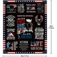 thumbnail image 6 of Veteran Gifts,Veteran Fathers Gift,Vietnam Veteran Gifts,Veteran Gifts for Men,Hard Head Veterans,Gifts for Veterans,Navy/Army/Air Force Veteran Gifts,Proud Patriotic Veterans Blanket 60”x50”, 6 of 6