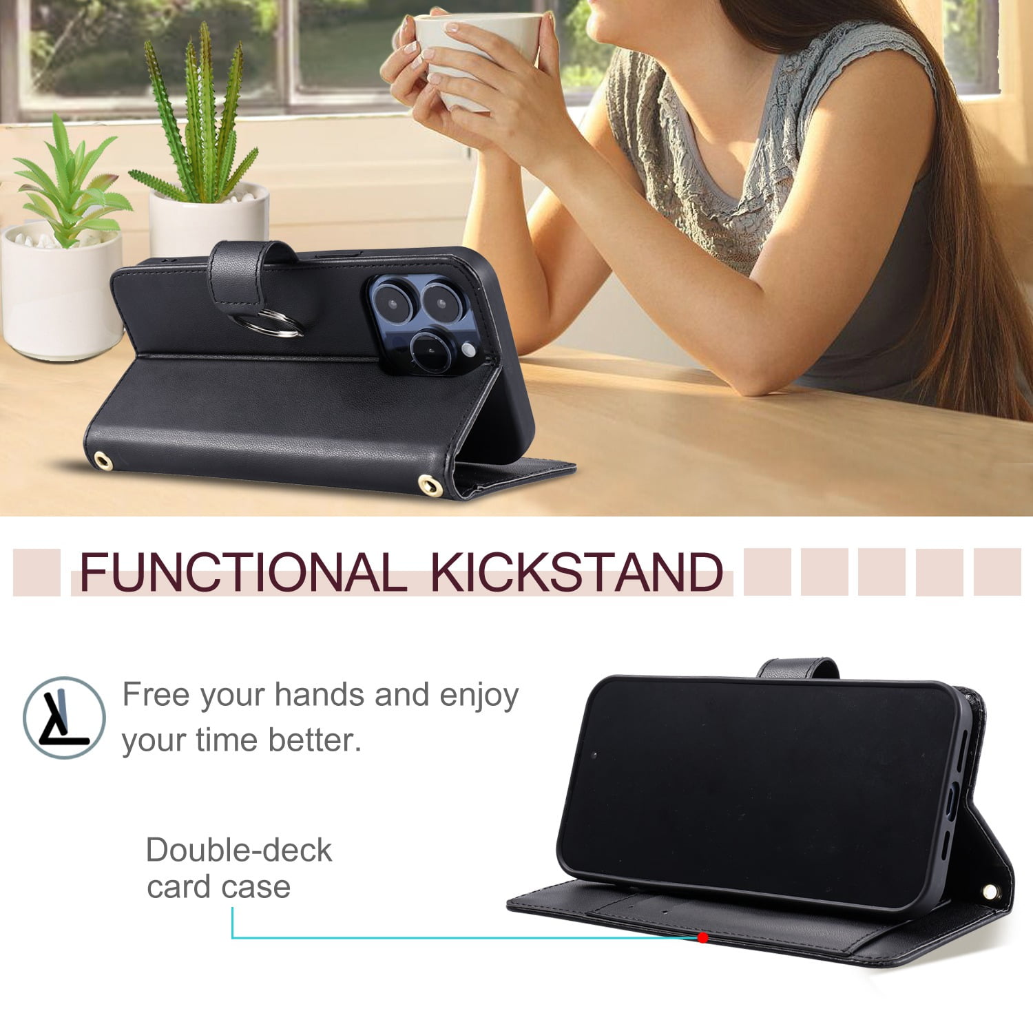For Redmi 12 Phone Case Wallet Case with Card Holder Magnetic For Redmi 12 Leather Phone Cases