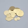 thumbnail image 6 of GKNET Raw Brass Round Blank Stamping Metal Dog Tag Charms Pendant Delicate Jewelry Making-40mm-5pcs, 6 of 9