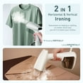 thumbnail image 3 of Dcenta Handheld Steamer for Clothes, 1800W 20s Heat Up Garment Steamer w/ LCD Smart Screen, 300ML Water &Insulation Glove, 2 Steam Options Fabric Steamer, 3 of 10