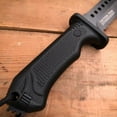 thumbnail image 3 of 12" Black Tracker Hunting Fixed Blade Bowie Camping Knife + Fire Starter, 3 of 4