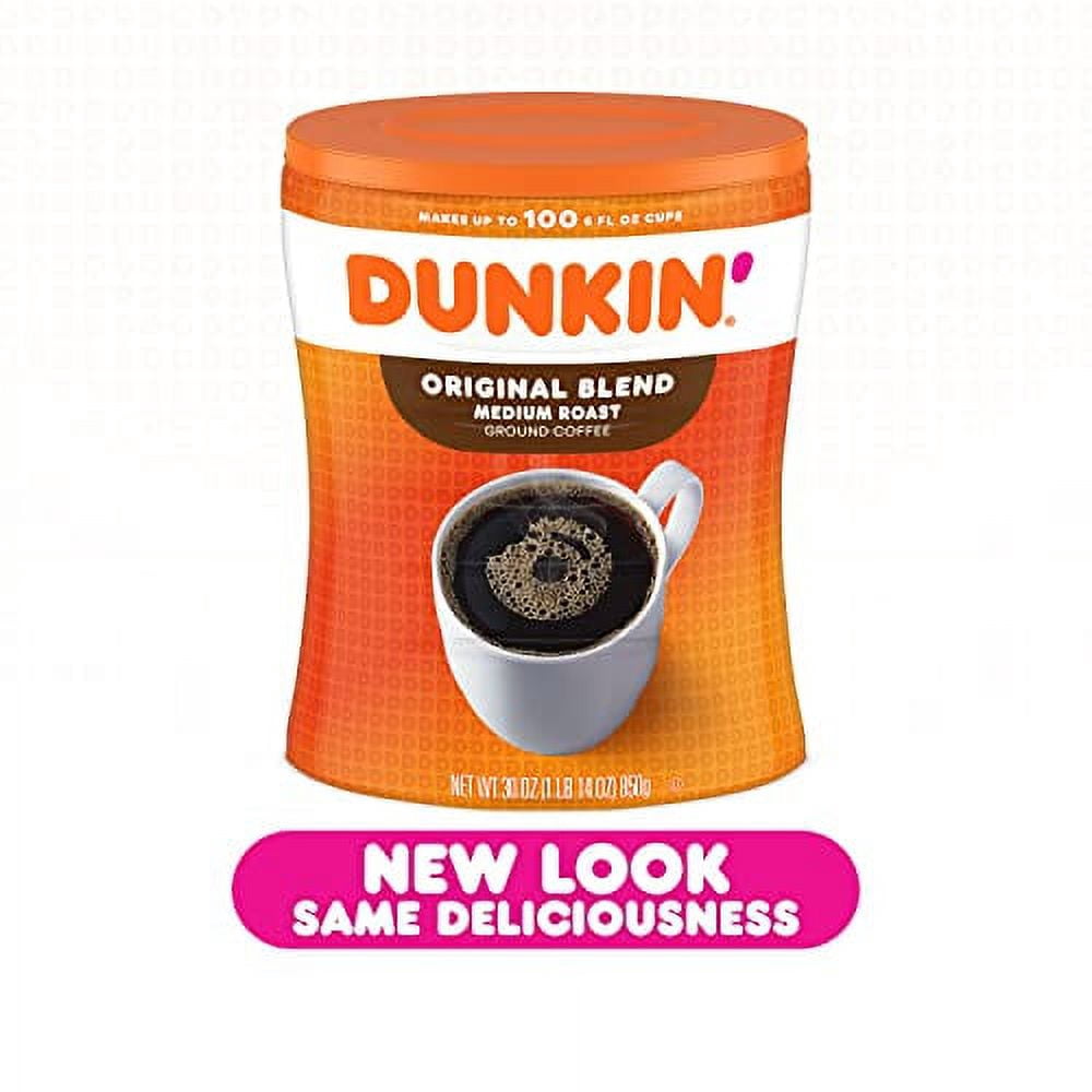 Dunkin' Original Blend Medium Roast Ground Coffee, 30 Ounce