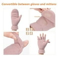 thumbnail image 3 of OZERO Winter Convertible Gloves Flip Top Mittens with Thermal Warm Polar Fleece for Men Women, 3 of 8