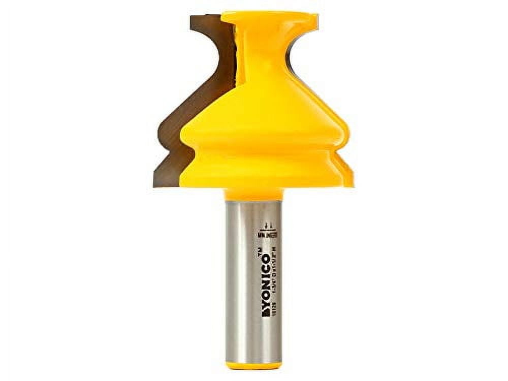 1-1/2" Base Cap Molding Router Bit - 1/2" Shank - Yonico 16129