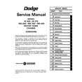 thumbnail image 2 of Detroit Iron OEM 1971 - 1972 Dodge Motor Home Chassis Service Manual, 2 of 2