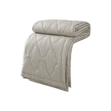 Qholemyo Lightweight Summer Quilt Ice Silk Thin Quilt Soft Blanket Bed Quilt Washable Cooling