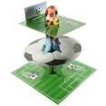 thumbnail image 3 of HONMEET Three Tier Soccer Cupcake Stand, Simple Design for Family Reunions, Parties, and Sports Events, 3 of 8