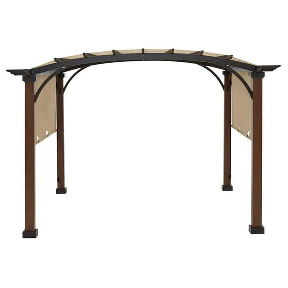 Replacement Canopy Top Cover for The Garden Treasures L-PG152PST-B AR Freestanding Pergola - RipLock 350