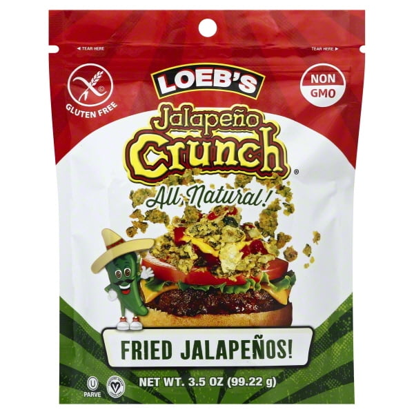 Onion Crunch Loebs Jalapeno Crunch, 3.5 oz