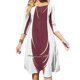 thumbnail image 1 of Vestidos de fiesta de noche con plumas doradas y granates, vestido sexy midi para mujer, vestido dulce de una pieza, vestido coreano con plumas Fsu Florida State, 1 of 6