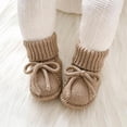 thumbnail image 6 of KINDXX Baby Booties First Walkers Cozy Shoes Warm Knit Soft Booties for Toddler Boy Girl, 6 of 8