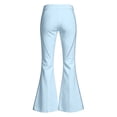 thumbnail image 3 of MuXiKeJi Clothes Teens Girl Uniform Pants Kids Baggy Flare Leg Pull On Dress Pants Comfort Stretch Back to School Clothes for Girls 6-7 Years, 3 of 5
