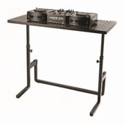 Quik Lok DJ Performance Adjustable Workstation Table - Black - DJ233