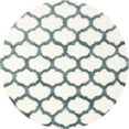 thumbnail image 1 of Ahgly Company Machine Washable Indoor Round Contemporary Dark Goldray Area Rugs, 4' Round, 1 of 7