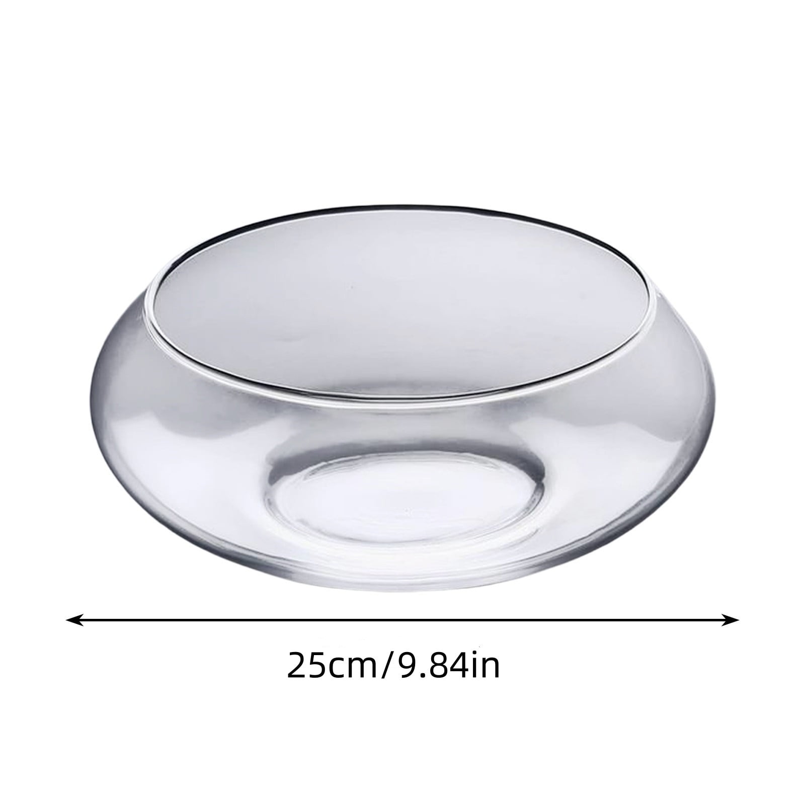 Hydroponic Glass Fish Tank, Large Turtle Bowl Vase, Transparent Water Vessel for Aquatic Plants, Copper Coin Grass Pot, Narcissus Planter