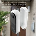 thumbnail image 4 of Wasserstein Power Adapter (5.2V 2A) with L-Shaped USB-C Cable (26ft.) & Backplate - Compatible with Arlo Video Doorbell 2K (2nd Generation) (White) (Doorbell NOT Included), 4 of 10