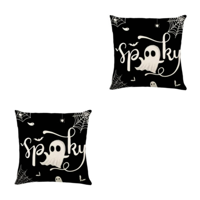 QualitChoice Soft And Easy-care Halloween Throw Pillow Covers For Creepier Look JYM328-2 2Set