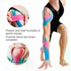 thumbnail image 3 of 2 Rolls Kinesiology Tape Athletic Muscle Support Sport Elastic Physio Therapeutic Tapeblue, 3 of 5