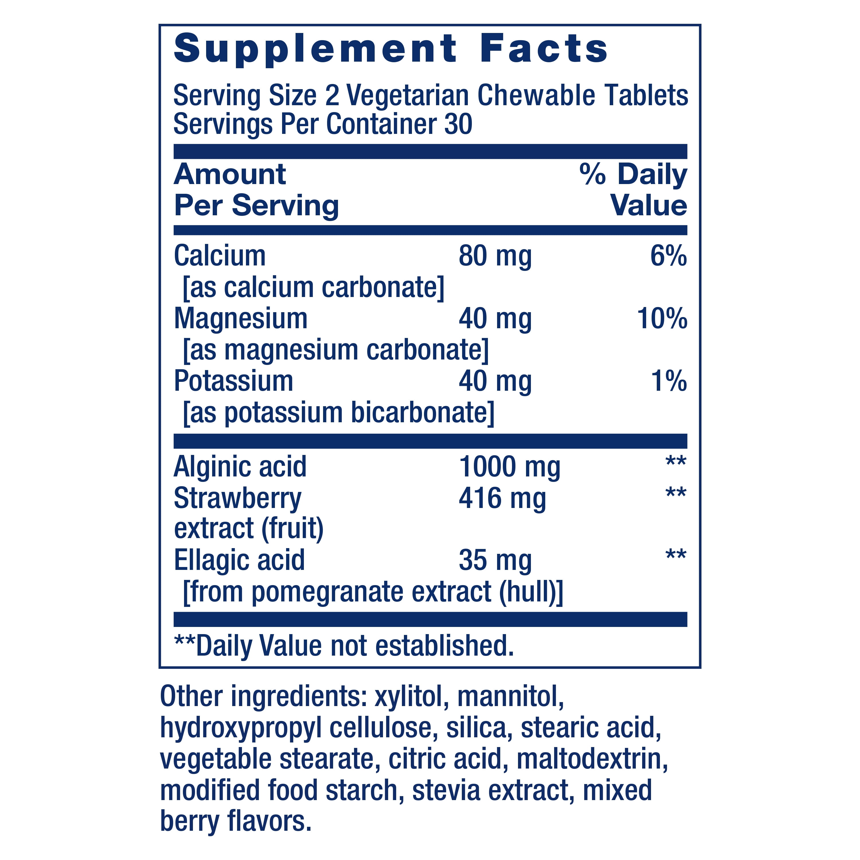 Life Extension Esophageal Guardian, alginic acid, potassium bicarbonate, get long-lasting relief from gastric distress, vegetarian, non-GMO, gluten-free, 60 vegetarian chewable tablets
