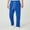 #302-Blue, variant on Handshe Men's Casual Solid Color Loose Fit Pants with Studded Pockets Drawstring Elastic Waist Outdoor Lounge Trousers