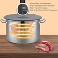 thumbnail image 4 of czcpp-Sous Vide Cuiseur de Précision Couvercles en Silicone, s'Adapte jusqu'à 11 Pots, Compatible avec Cuiseurs de Précision sous Vide Nova Culinary, Prévient l'Évaporation d'Eau et Retient la Saveur (Gris), 4 of 4