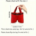 thumbnail image 2 of Paquete de 6 Bolsas de Regalo Navideñas con Forma de Papá , Pequeñas Bolsas de Dulces, Bolsas de Regalo Decorativas para Fiestas Navideñas para Regalos, 2 of 4