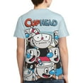 thumbnail image 2 of Cuphead Logo Youth Unisex T-Shirt Crewneck Short Sleeve Double-Sided Print Tee Shirts Top For Boys Girls Kid Teen Small, 2 of 6