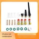 thumbnail image 2 of Juego de 22 Piezas para Antorcha de Soldadura TIG con , Abrazaderas de Electrodo de Vidrio Resistentes Al , Accesorios -17/18/26, 2 of 5