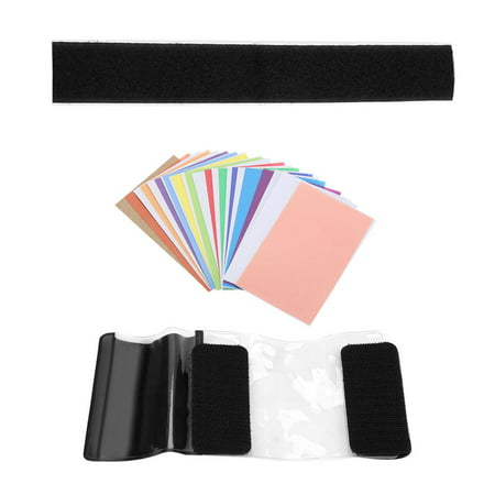 Color Filter,Ymiko 12pcs Colorful Strobist Flash Color Card Lighting Gel Pop Up Filter Diffuser
