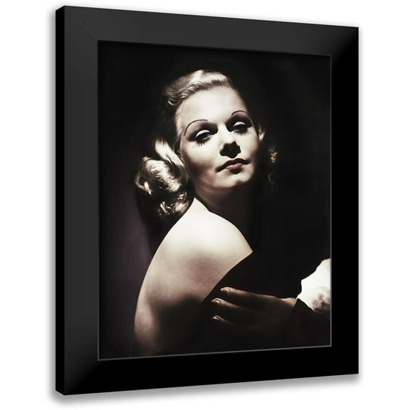 Hollywood Photo Archive 12x14 Black Modern Framed Museum Art Print Titled - Jean Harlow