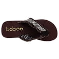 thumbnail image 2 of Women's 2" Platform Beach Thong Sandal Thick Strap Flip Flop, 2 of 4