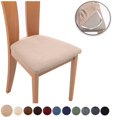 thumbnail image 2 of Funda de cojín para silla de oficina y hogar, funda de cojín cuadrada para asiento, funda antiincrustante, funda elástica para silla con arco, funda para taburete, funda dividida, 2 of 3