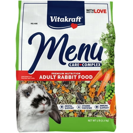UPC: 0051233344003 | Vitakraft Menu Premium Rabbit Food – Alfalfa Pellets Blend  5lb