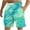 DIOAZUD--Green, variant on DIOAZUD Quick Dry Swim Trunks for Men 5 Inch Swim Shorts Hawaiian Beach Shorts Big and Tall Swimming Shorts with Drawstring Elastic Waist Shorts Tie Dye Print Board Shorts with Pockets