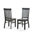thumbnail image 5 of Steve Silver Raven Noir Two-Tone Dining Side Chair in Black (Set of 2), 5 of 5