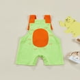 thumbnail image 3 of MesaSe Infant Boy Strap Sleeveless Button Overalls Rompers Cartoon Dinosaur Shape Summer 0-24M, 3 of 10