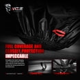 thumbnail image 4 of Mzs Funda Para Motocicleta – Protección Impermeable Para Todo Tipo De Clima Al Aire Libre, Se Adapta A Hasta 104 Pulgadas Xxl Compatible Con Bicicletas De Turismo Choppers Cruiser – Reflectante Noctur, 4 of 5