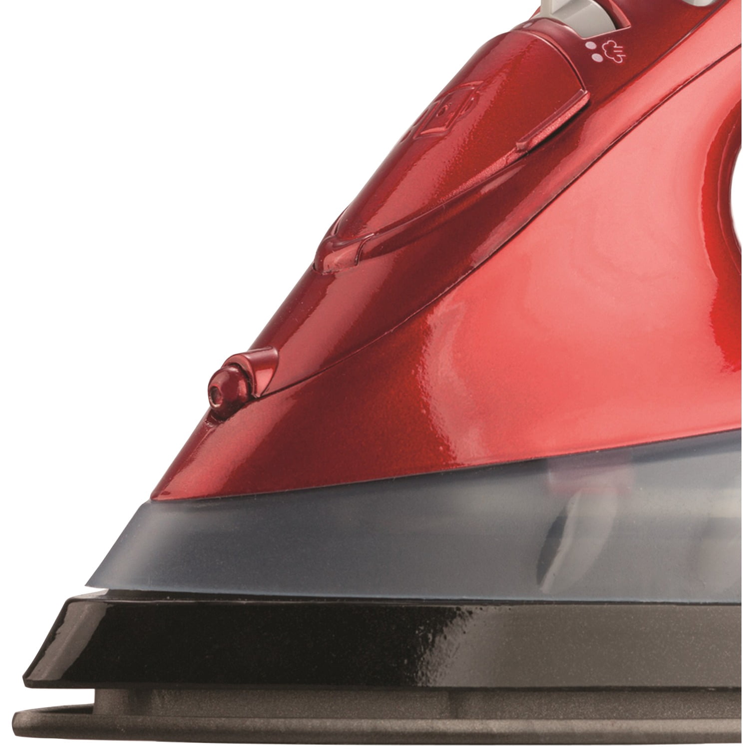 Brentwood Full-Size Nonstick Steam Iron, Red