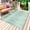 Sage Green, variant on Orange Brown Outdoor Rug 6x9 Ft - Reversible Patio Rug Outdoor Camping Rugs, Modern Abstract Art Ombre Striped Washable Indoor Outdoor Area Rugs, Non-Slip Outdoor Carpet Runner for Deck/Porch