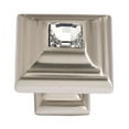 thumbnail image 6 of Alno 10mm Crystal Small Square Knob - Clear / Gold, 6 of 8