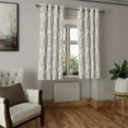 thumbnail image 2 of Ambesonne Grommet Curtain, , 50"x60", Taupe Tan and Coconut, 2 of 5