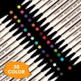 thumbnail image 1 of Acrylic Paint Marker Pens Set DIY Art Marker Pens School Art Students Teachers Supplies Graffiti Pens Permanent for Stone Glass Metal Fabric, 1 of 6