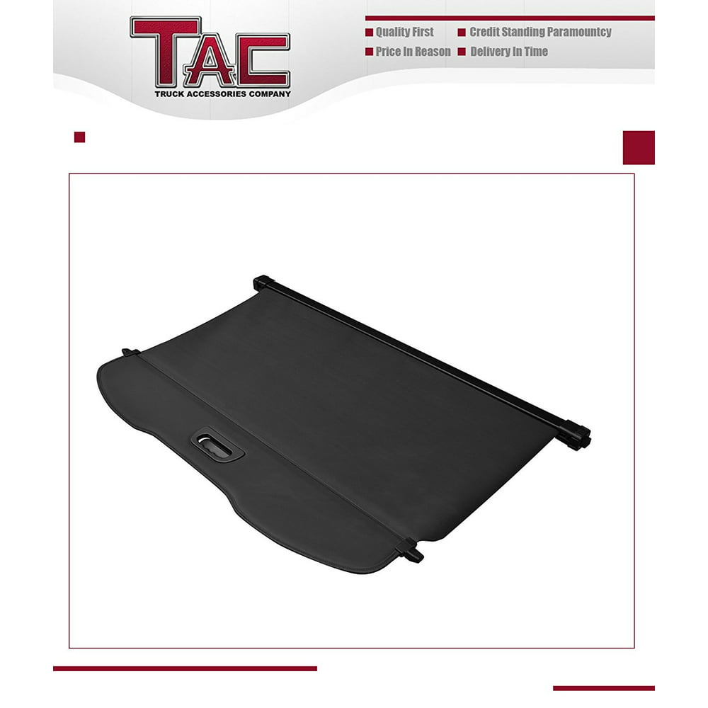 TAC Cargo Cover for 20132017 Ford Escape Black Retractable Waterproof Rear Trunk Cargo Liners