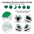 thumbnail image 4 of Uxcell Reflective Tape, Self-Adhesive Trailer Reflector Tape Waterproof Warning Sticker Green-white 4 Inch x 16 Feet, 4 of 6