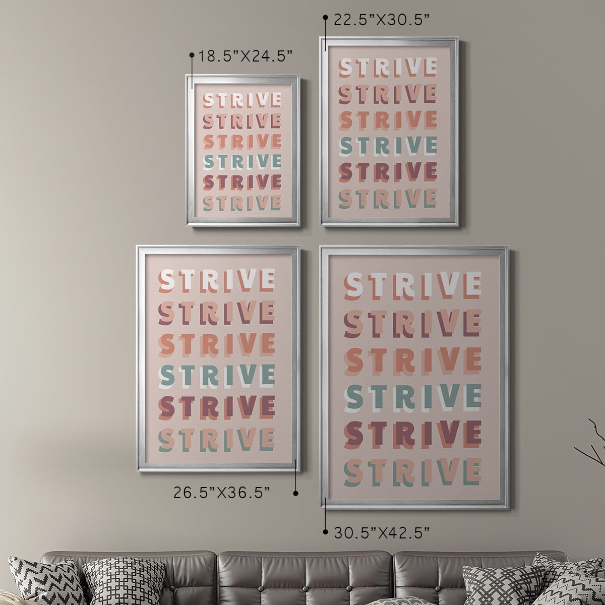 Strive Premium Framed Print - Ready to Hang